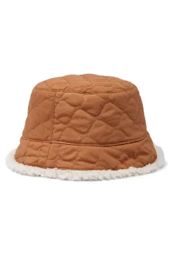 Columbia Sombrero de pescador acolchado y reversible de forro polar sherpa Winter Pass™ II unisex marr&oacute;n New