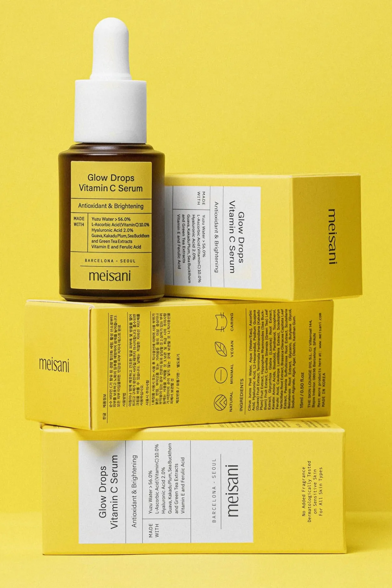 Meisani Sérum antioxidante ligero con Vitamina C amarillo Online