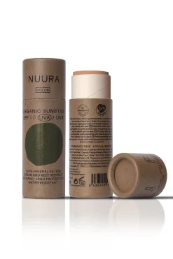 Nuura Stick protector solar facial con color +5014 gr verde Sale