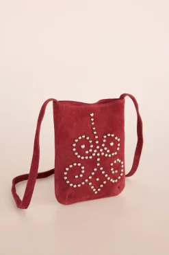 Slowlove Studs phone pouch Granate Online