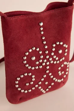 Slowlove Studs phone pouch Granate Online