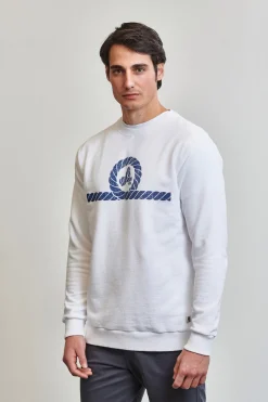 Amarras Sudadera Arán Blanco Online