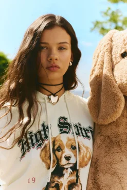 High Spirits Sudadera Barky beige Best