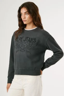 Pepe Jeans Sudadera Beberly gris Outlet