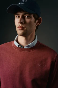 OOTO Sudadera básica Granate Clearance