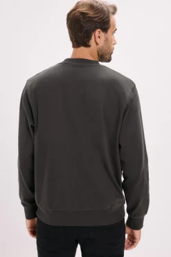 Jack & Jones Sudadera básica estampado Gris oscuro Discount