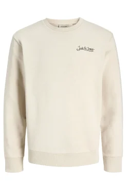 Jack & Jones Sudadera básica logo gris Sale