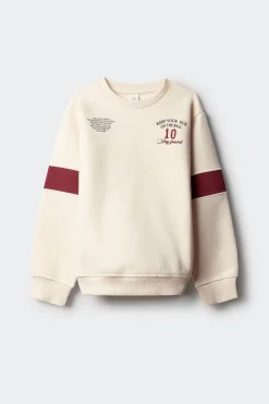 Springfield Kids Sudadera caja Baseball blanco Outlet