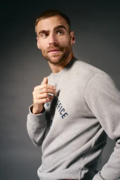 OOTO Sudadera caja logo Gris New