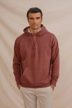 Celopman Sudadera canguro con capucha rojo Sale