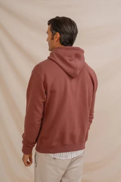 Celopman Sudadera canguro con capucha rojo Sale