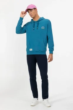 elPulpo Sudadera capucha bordado sealovers sun Azul New