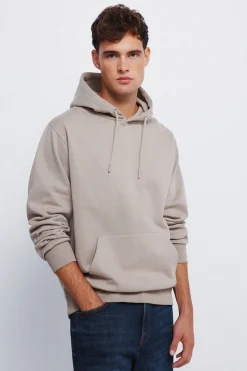 Springfield Sudadera capucha básica nude