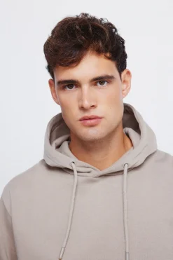 Springfield Sudadera capucha básica nude