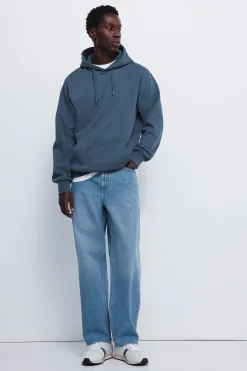 Springfield Sudadera capucha básica azul Discount