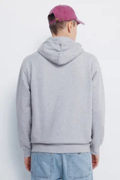 Springfield Sudadera capucha cremallera gris Discount