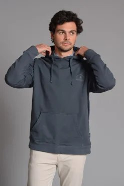 Cloking Sudadera Capucha Lavada Azul marino Discount