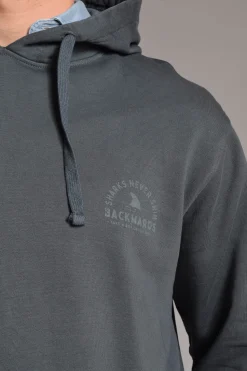 Cloking Sudadera Capucha Lavada Azul marino Discount