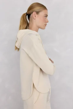 Pedro del Hierro Sudadera capucha logo soft touch Amarillo Discount