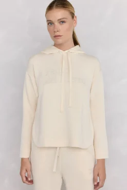 Pedro del Hierro Sudadera capucha logo soft touch Amarillo Discount