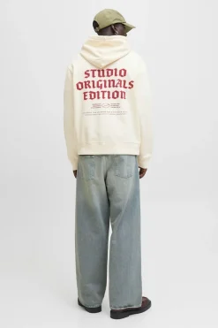 Jack & Jones Sudadera capucha original studio blanco Clearance