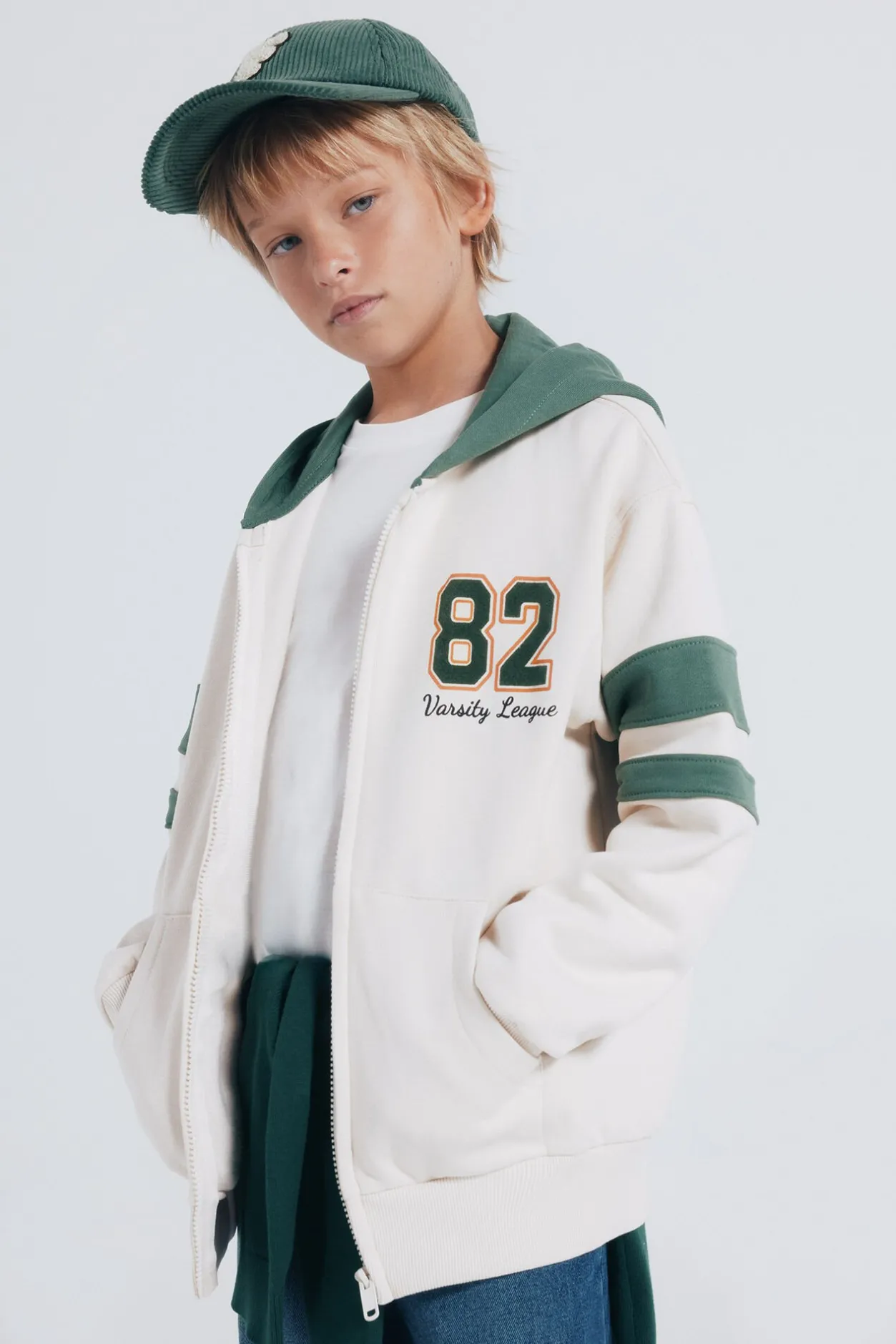 Springfield Kids Sudadera capucha varsity niño estampado Discount