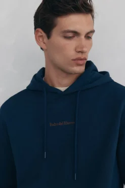 Pedro del Hierro Sudadera con capucha Azul Sale