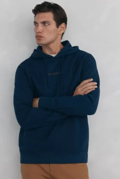 Pedro del Hierro Sudadera con capucha Azul Sale