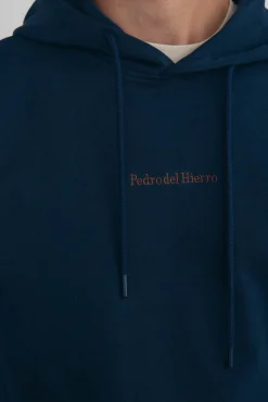 Pedro del Hierro Sudadera con capucha Azul Sale