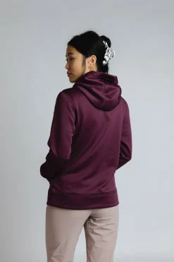 Izas Sudadera con capucha ajustable burdeos Hot