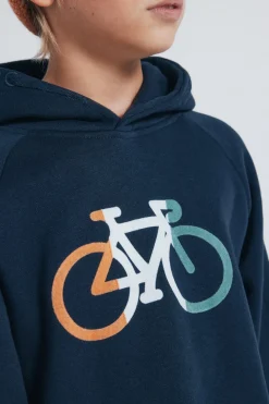 Springfield Kids Sudadera con capucha bici niño azul Best