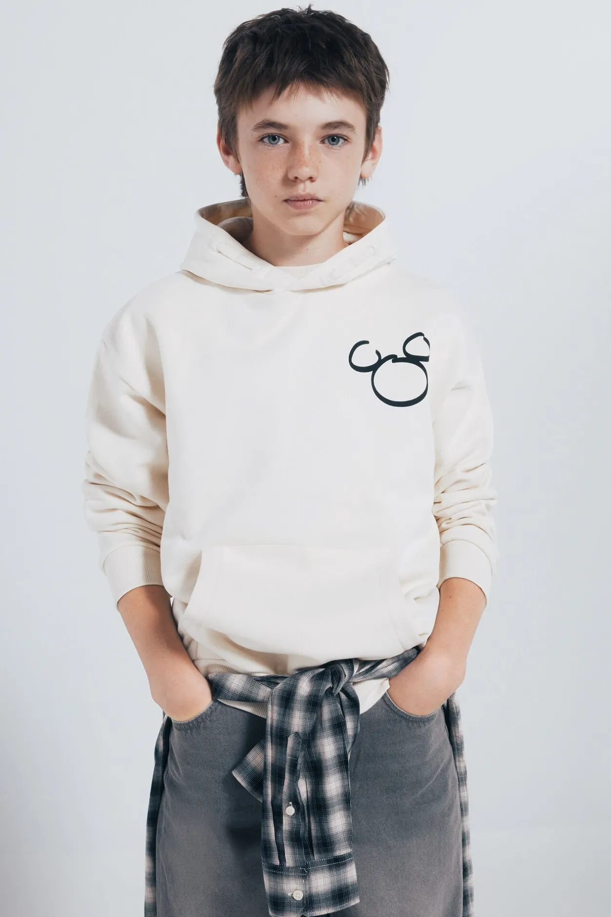Springfield Kids Sudadera con capucha mickey niño estampado