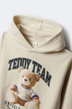 Springfield Kids Sudadera con capucha osito niña estampado Online