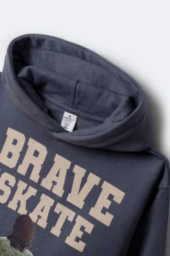 Springfield Kids Sudadera con capucha skate niño azul Outlet