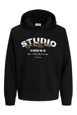 Jack & Jones Sudadera con capucha studio negro