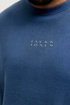 Jack & Jones PLUS Sudadera con capucha y logo azul Sale