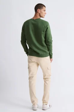 Williot Sudadera Con Manga Ranglan Logo Vintage Verde oscuro Online