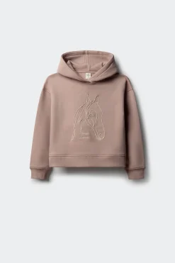 Springfield Kids Sudadera cordón caballo niña rosa Best