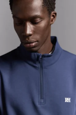 Pedro del Hierro Sudadera cremallera golf Azul Clearance