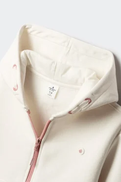 Springfield Kids Sudadera cremallera niña blanco Outlet