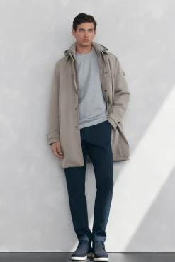 Pedro del Hierro Sudadera cuello caja Gris Discount