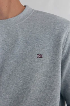 Pedro del Hierro Sudadera cuello caja Gris Discount