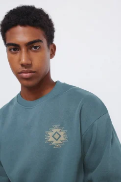 Springfield Sudadera cuello caja legend azul Hot