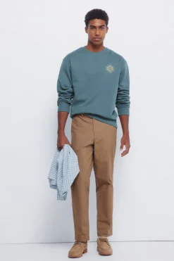 Springfield Sudadera cuello caja legend azul Hot