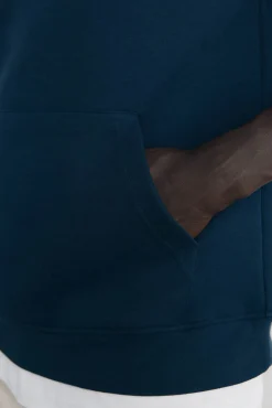 Pedro del Hierro Sudadera cuello cremallera tejido técnico Azul Discount