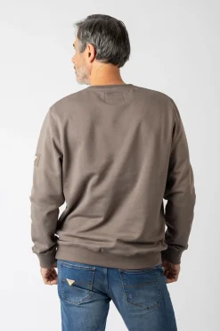 Privata Sudadera cuello redondo Marr&oacute;n Best