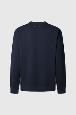 Pepe Jeans Sudadera Cuello Redondo Con Logo azul Online