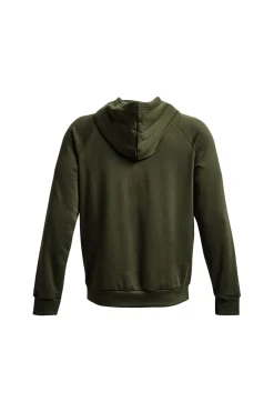 Under Armour Sudadera de algodón con capucha de hombre kaki Online