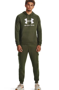 Under Armour Sudadera de algodón de hombre kaki Hot