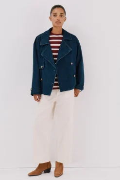 Cortefiel Sudadera estructura rayas Vino Clearance